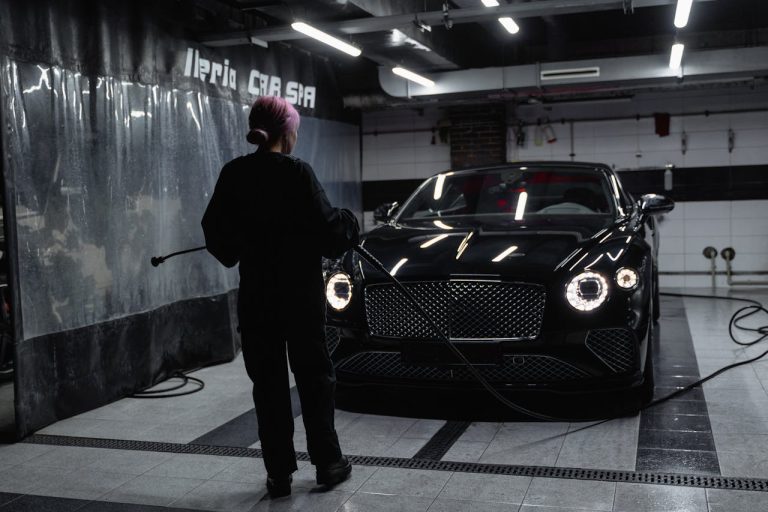 Peinture voiture au black