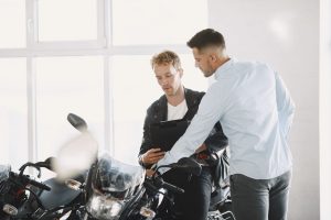 Moto saisie par la police